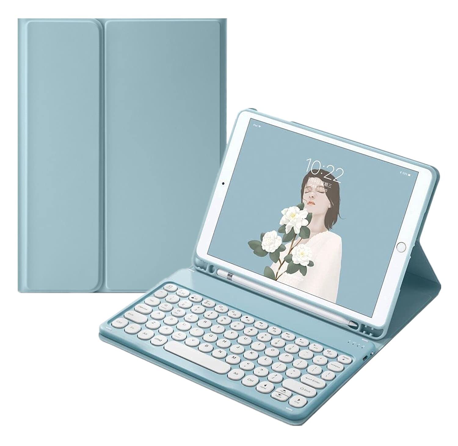 AppleiPadAir 第4世代アメリカ仕様スカイブルー256GBキーボード付