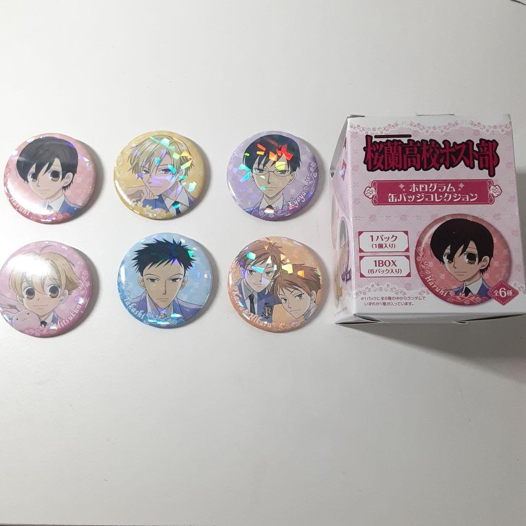 Amazon.co.jp: 桜蘭高校ホスト部 ホログラム缶バッジコレクション1BOX