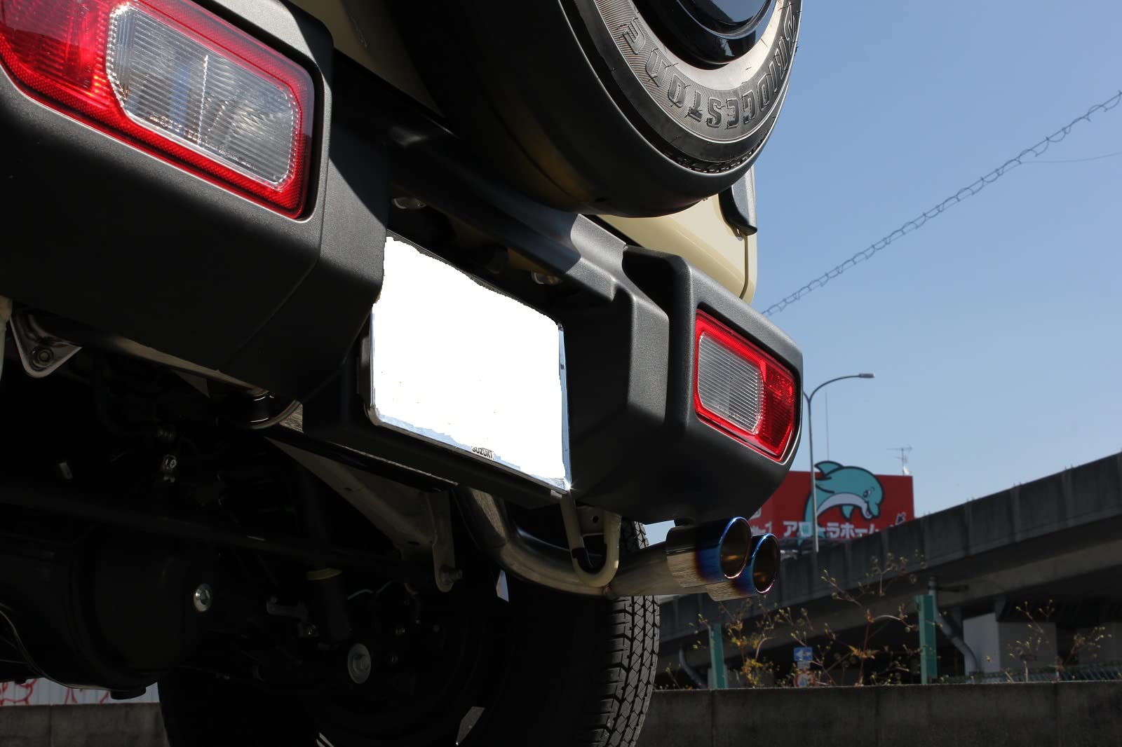 Amazon | Bluefin ジムニー マフラー 3BA-JB64W 3BA-JB74W 純正