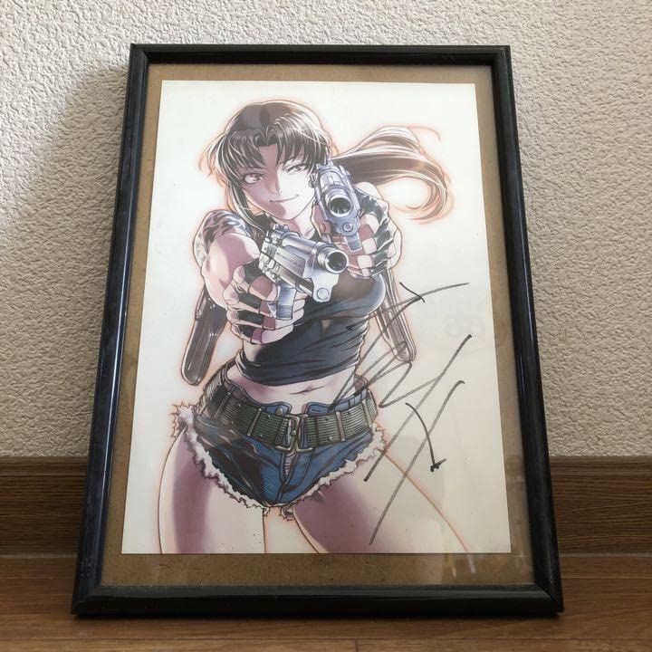Amazon.co.jp: 超レア品() ブラックラグーン レヴィ 直筆サイン入り
