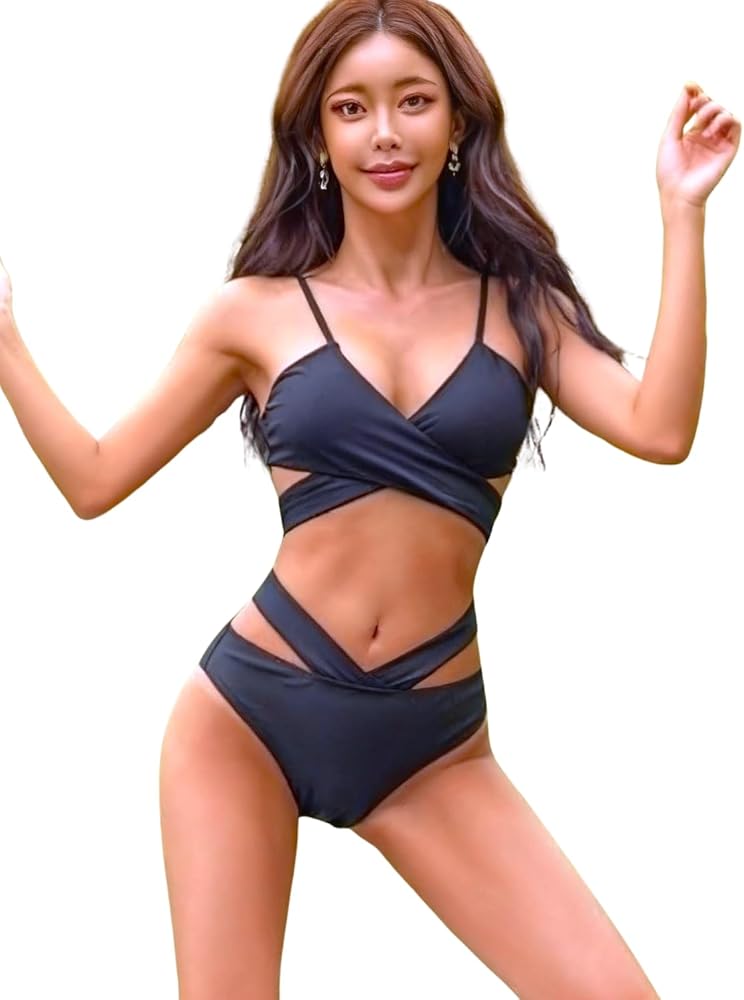 Amazon.co.jp: [ISLAYCAOLILA] ビキニ セット 水着 クロス