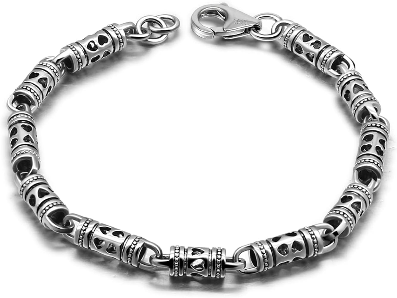 Amazon | H&Beautimer純正925スターリングシルバーブレスレット-0.18