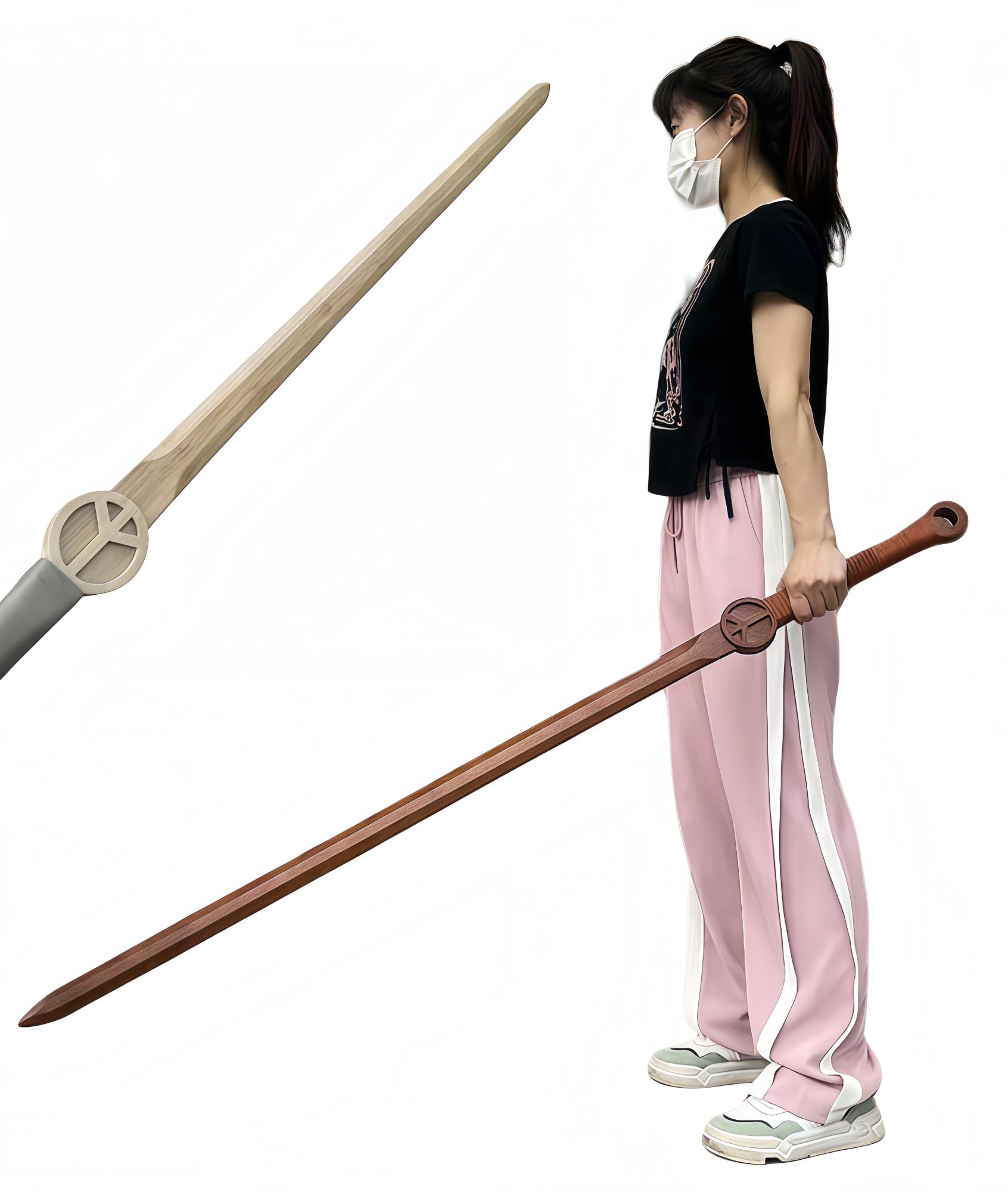 Amazon | 竹製 太極剣 竹刀 木刀 居合刀 日本刀 美術刀剣 模造刀 竹製