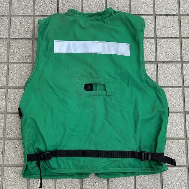 Amazon | 米軍 ライフジャケット LIFE PRESERVER VEST FLIGHT DECK 緑