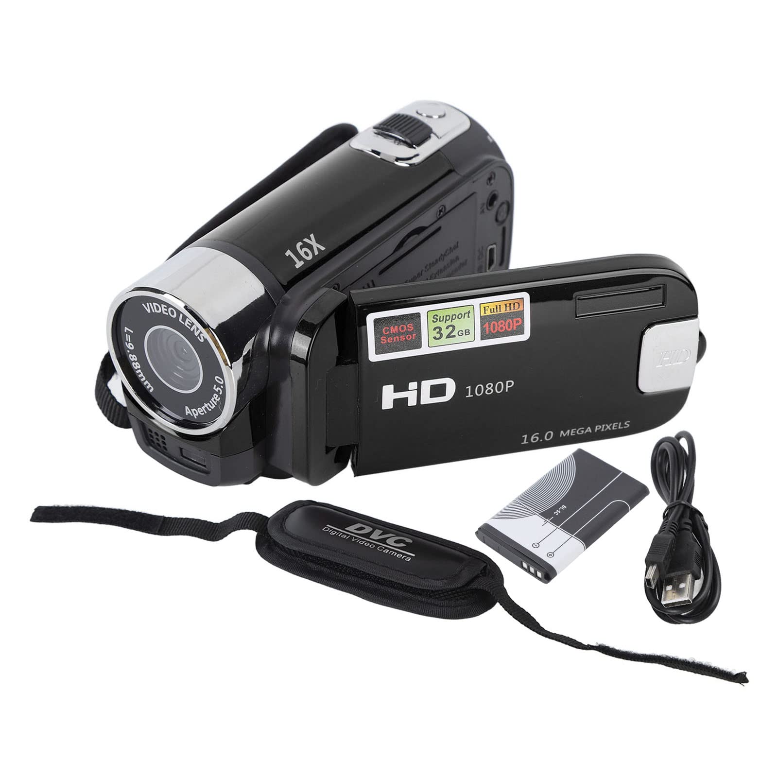 Amazon.com : 1080P HD Camera Camcorder, 16MP DV Camera 16x Digital