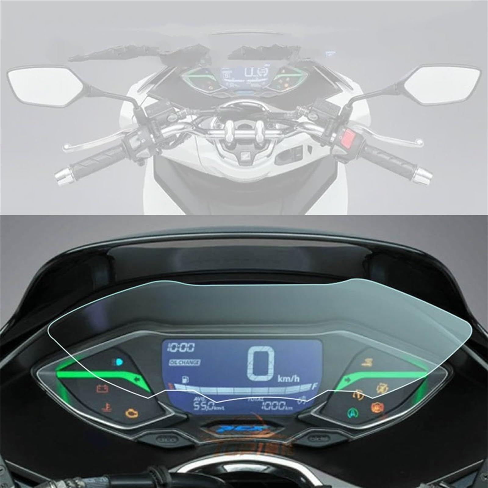 Amazon | スピードメータークラスター保護フィルム PCX160 ため PCX125