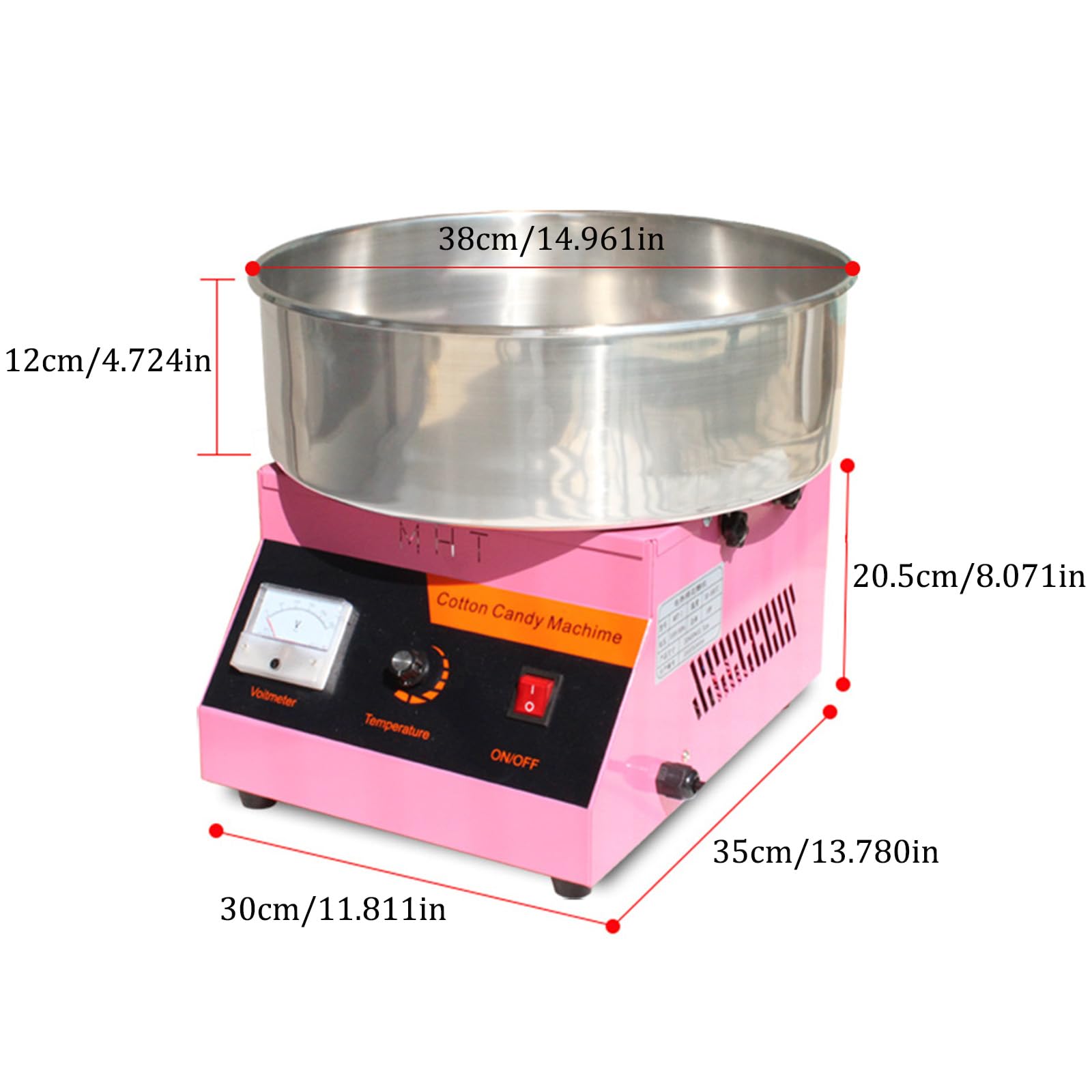 Amazon.co.jp: 全自動わた菓子機 コットン、家庭用業務用綿菓子製造機