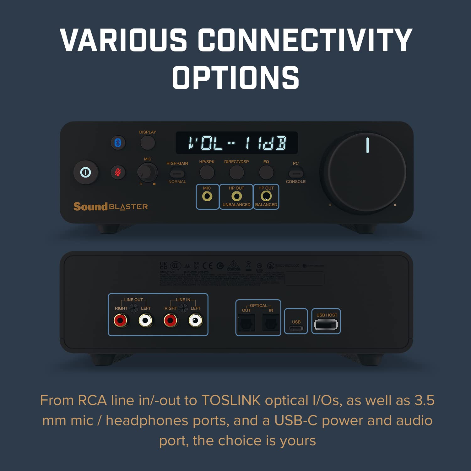 Amazon.com: Creative Sound Blaster X5 Hi-res 32bit/384kHz External