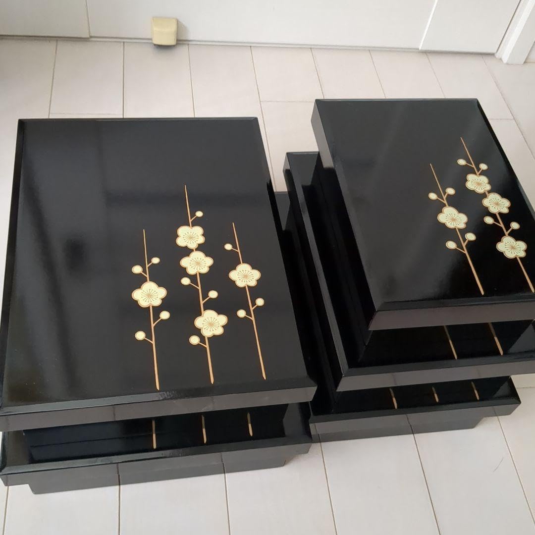 切溜 きりだめ 五段入れ子 栄重 さかえ重 5段重箱 木製 漆器