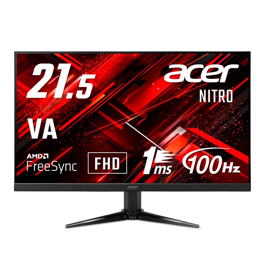 Amazon.co.jp: Acer Nitro Gaming Monitor, 21.5 Inch Va, Matte Full