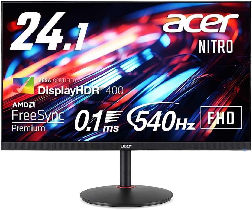 Amazon.co.jp: Acer ゲーミングモニター Nitro 24.1インチ 540Hz 非