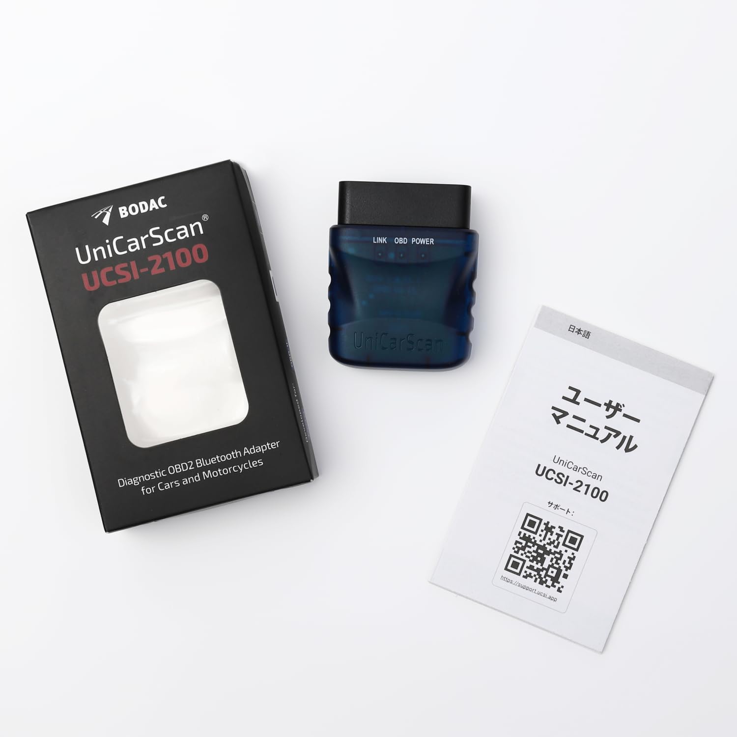 Amazon.co.jp: BODAC UniCarScan UCSI-2100 OBD2 Bluetooth 4.0