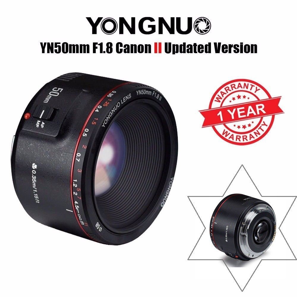 Amazon.co.jp: YONGNUO 単焦点レンズ Canon YN50mm F1.8 II EFマウント
