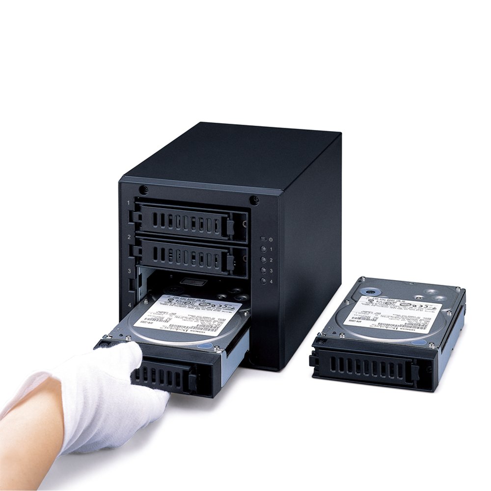 Amazon | バッファロー BUFFALO RAID 5 USB3.0 外付ハードディスク 4