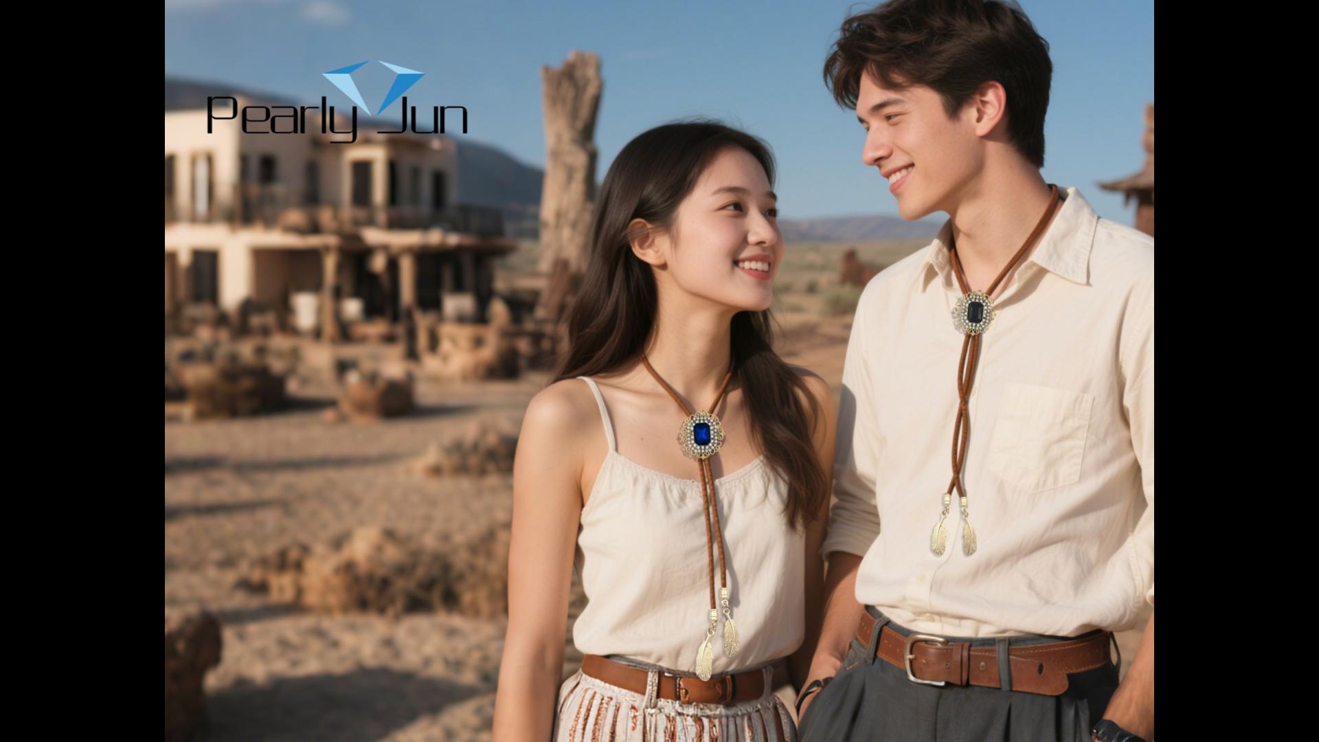 Amazon.com: PEARLY JUN Bolo Tie for Men Women Rhinestone Black