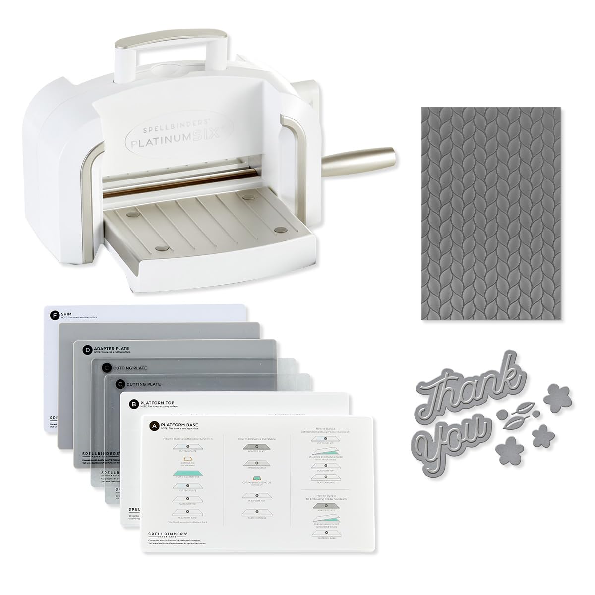 Spellbinders Platinum Die Cutting and Embossing Machine (6 Inch