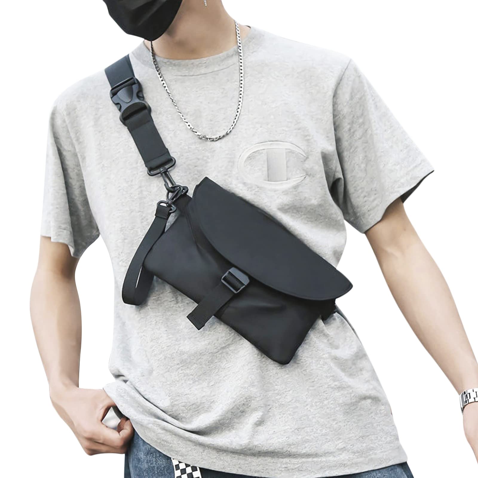 Amazon.co.jp: ボディバッグ 斜め掛け メンズ ショルダーバッグ ワン