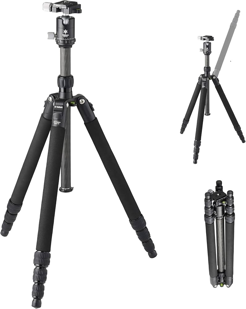 Amazon | Velbon(ベルボン) トラベルカーボン三脚 4段 カルマーニュ
