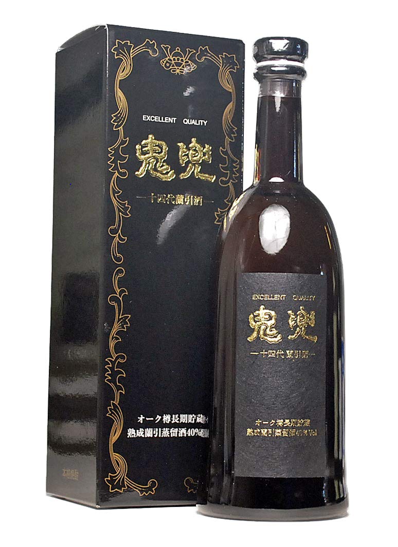 Amazon.co.jp: 十四代 鬼兜 蘭引焼酎720ml 40°高木酒造 : 食品・飲料