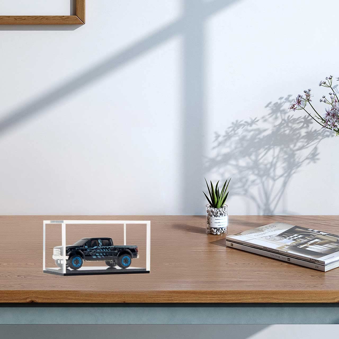 Amazon.co.jp: クリアアクリルホットウィールディスプレイケース