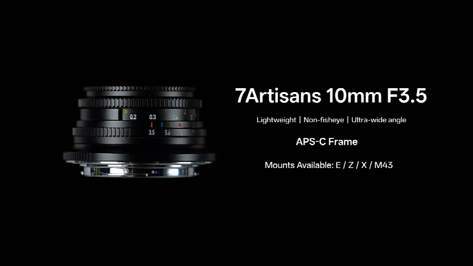 Amazon.com : 7artisans 10mm F3.5 Ultra Wide Angle APS-C Mirrorless