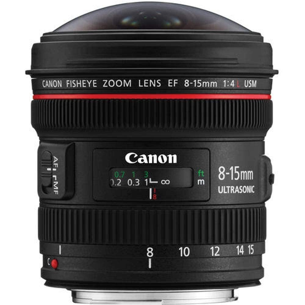 Amazon.com : Canon EF 8-15mm f/4L Fisheye USM Ultra-Wide Zoom Lens