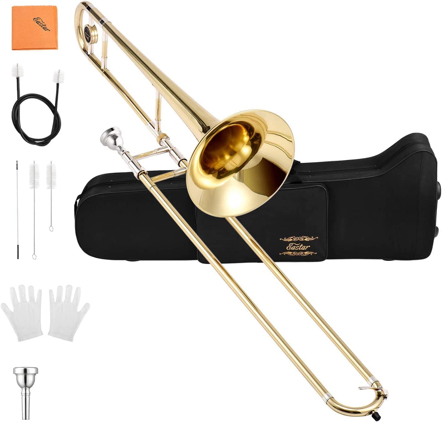Amazon | Eastar トロンボーン テナー B調 Trombone ゴールドラッカー