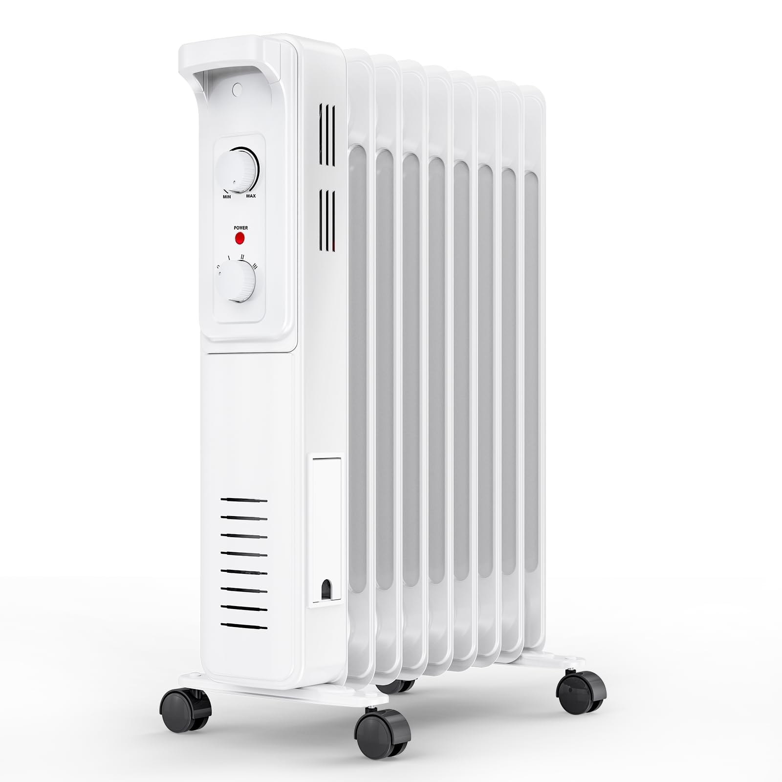 Amazon | Joy Pebble ヒーター オイルヒーター 1200W 8畳対応 ダイヤル