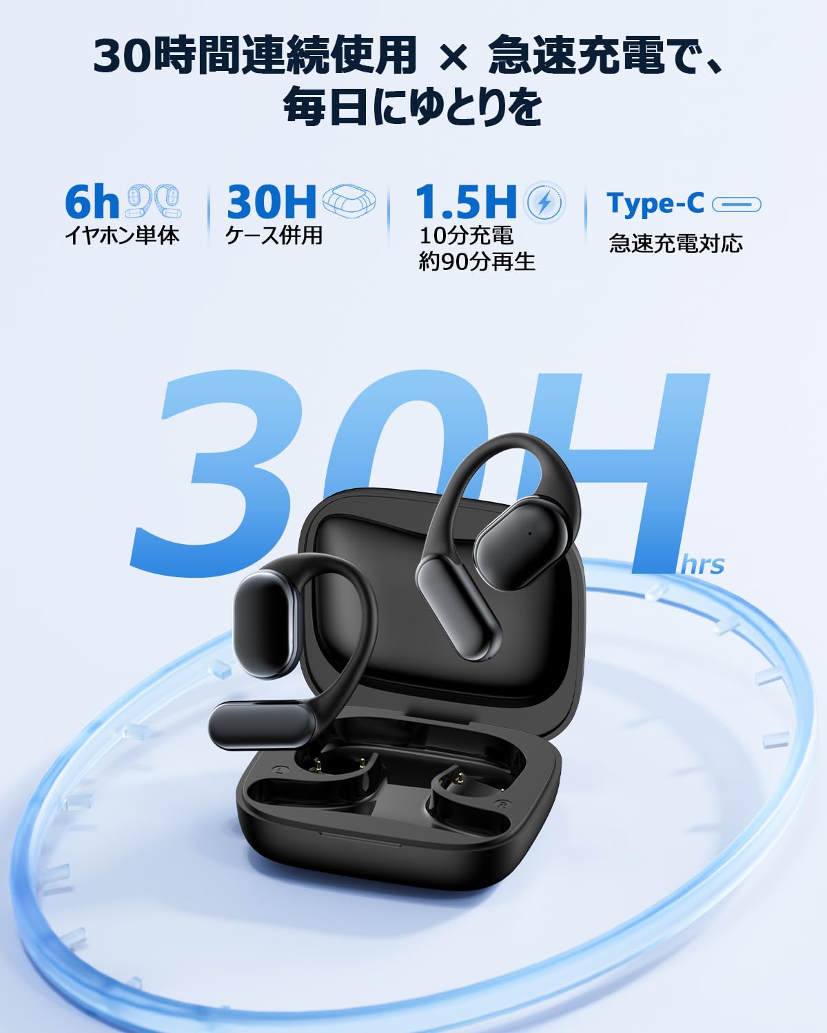 Amazon.co.jp: イヤホン bluetooth ワイヤレスイヤホン オープンイヤー