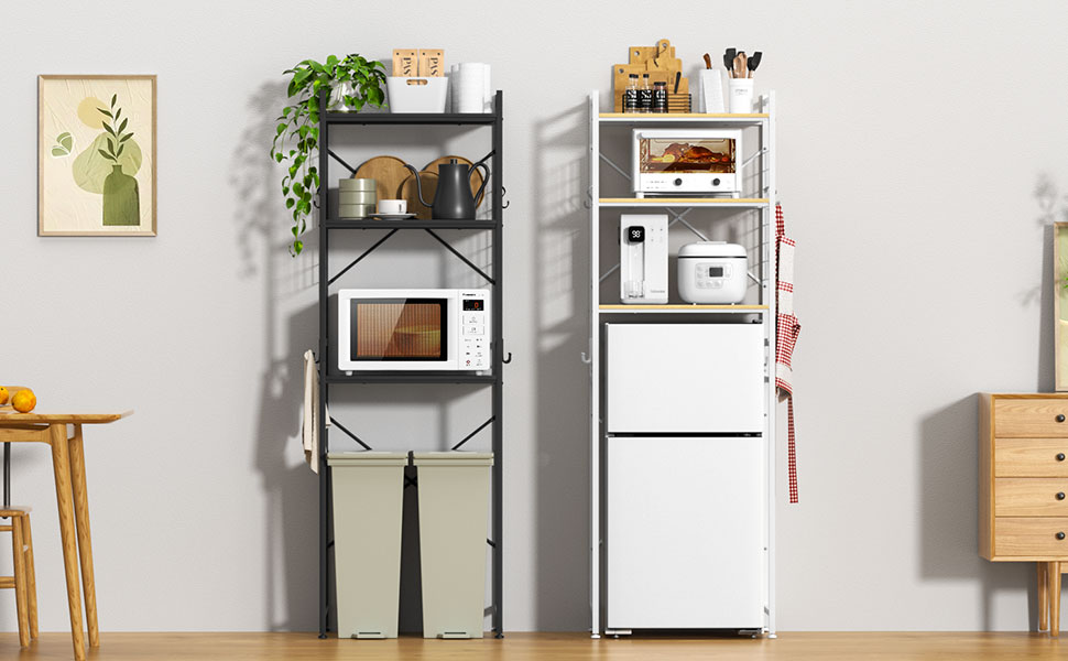 Amazon.co.jp: UTIMIU 冷蔵庫ラック ゴミ箱上ラック 幅60×奥行40×高さ