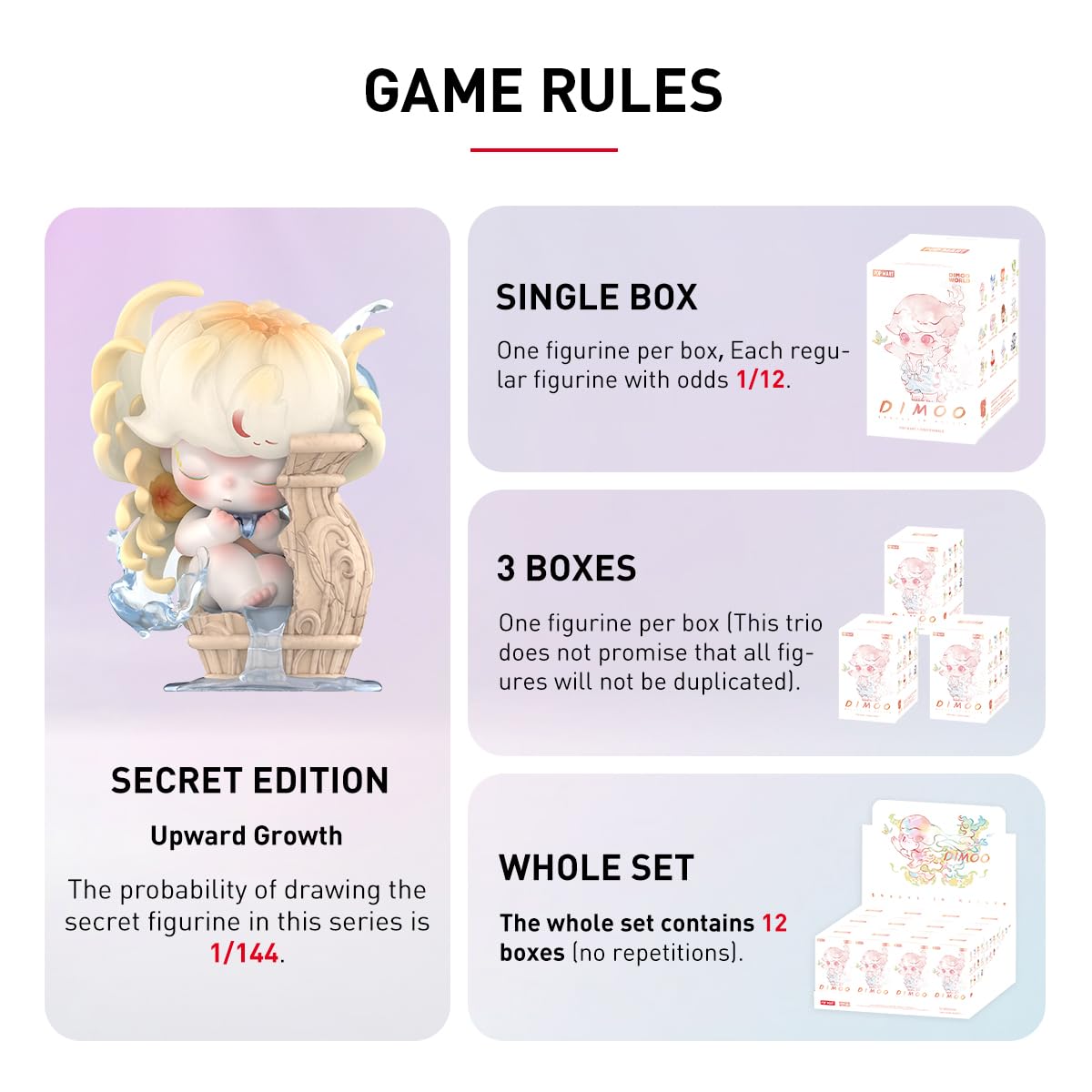 Amazon | POP MART DIMOO Shapes in Nature シリーズ 【1ピース