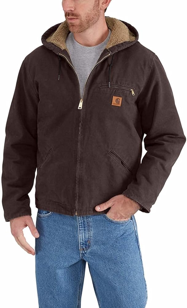 Amazon | (カーハート) Carhartt J141メンズ シェルパラインド サンド