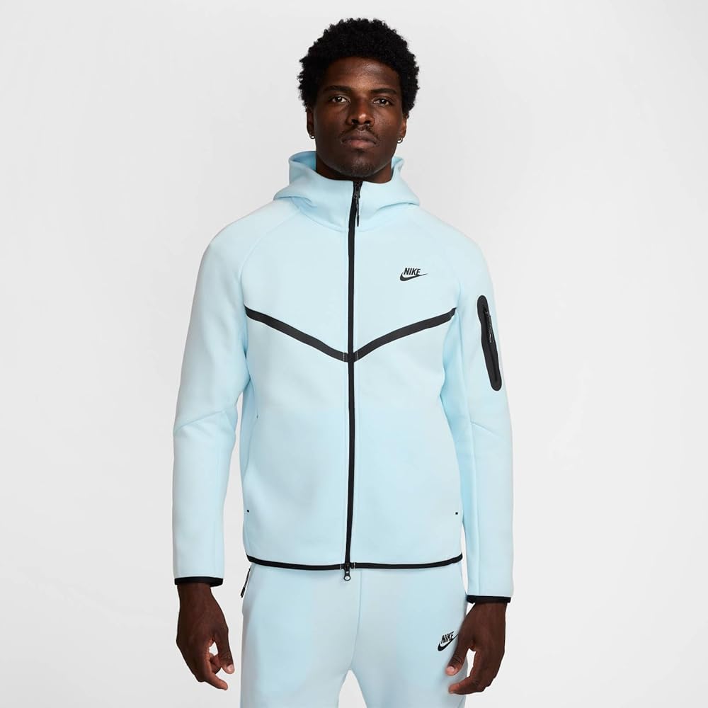 Tech Fleece Full-Zip Windrunner Hoodie, Glacier Blue, X-Large