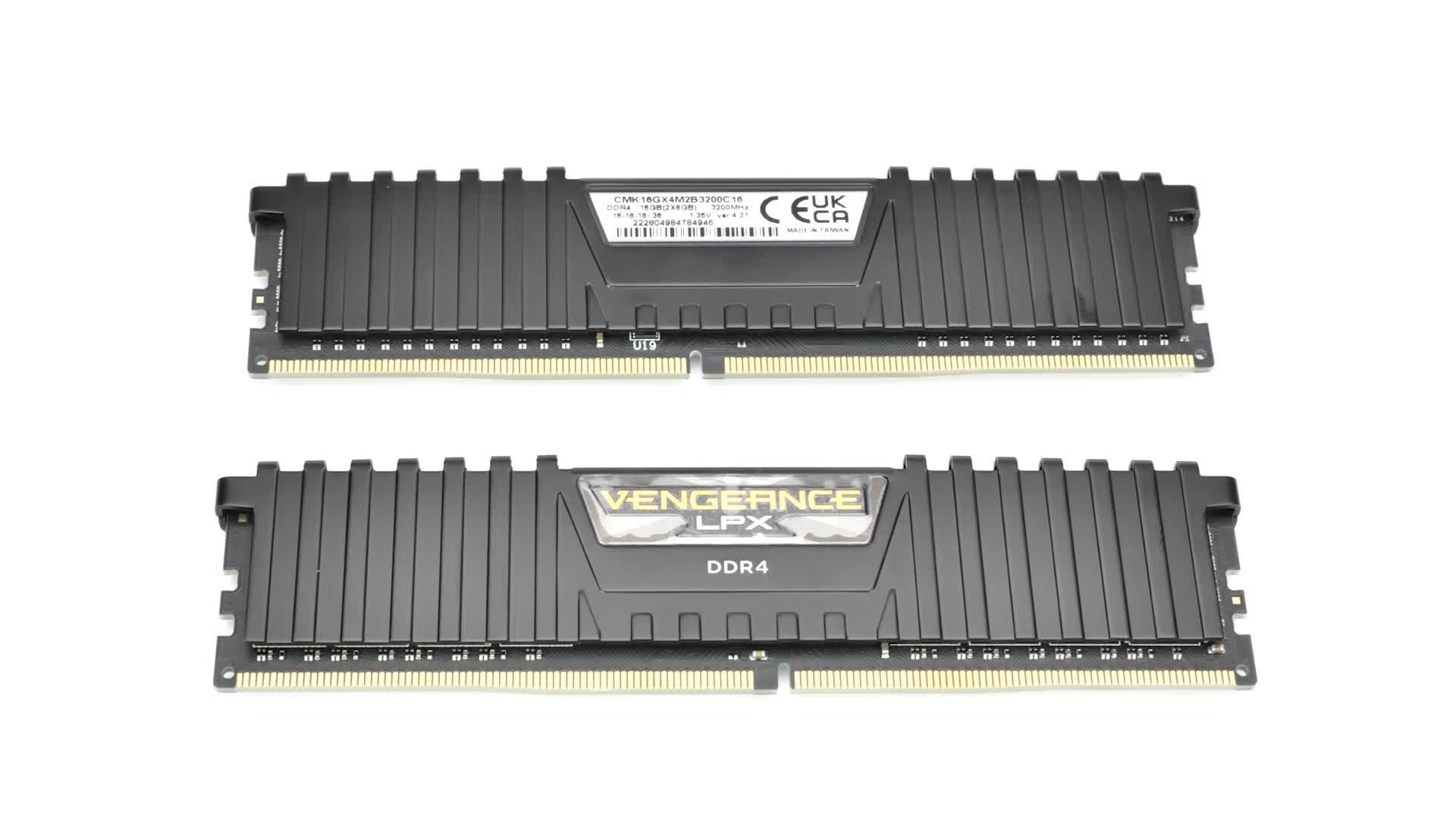 CORSAIR VENGEANCE LPX DDR4 RAM 16GB (2x8GB) 3200MHz CL16-18-18-36