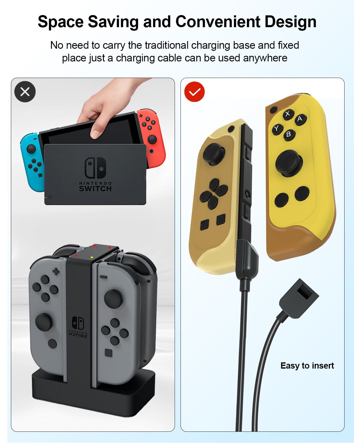 Amazon.co.jp: Switch Joy-Con用充電ケーブル Switch コントローラー
