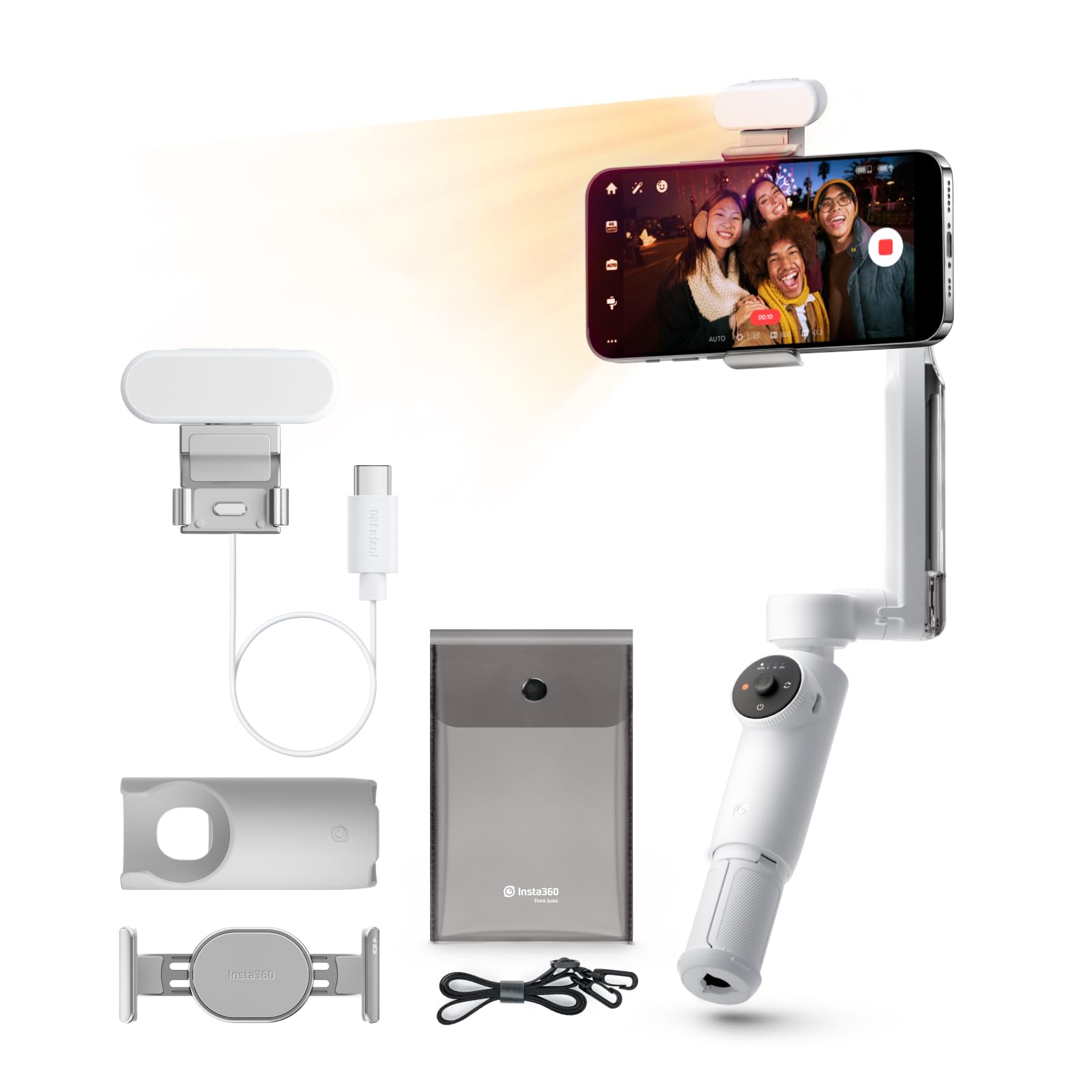 Amazon.com: Insta360 Flow Creator Kit - Smartphone Gimbal with AI