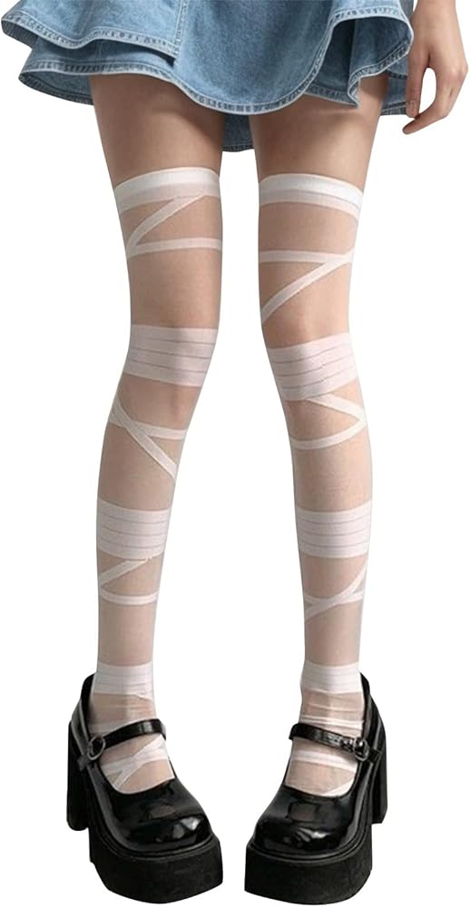 Amazon | スクールソックス 黒 レディース ニーハイソックス 白 可愛い
