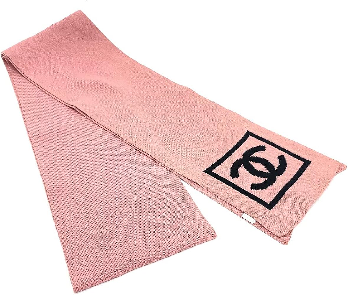 Amazon | [CHANEL] (シャネル) CC ココマーク ロゴ スポーツ マフラー