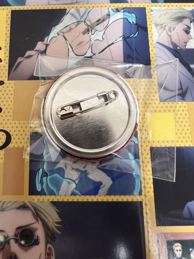 Amazon | 呪術廻戦 七海健人 時間外労働 労働はクソ 缶バッジ | バッジ