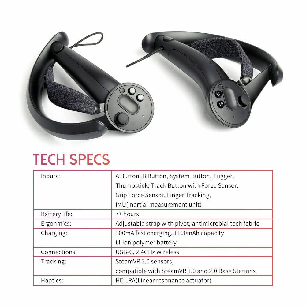 Amazon.com: A Pair VR Games Handle Controllers for Valve Index