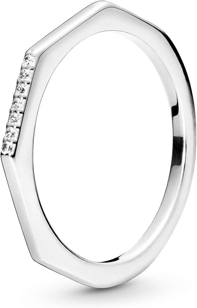Amazon.com: PANDORA Jewelry Multifaceted Cubic Zirconia Ring in
