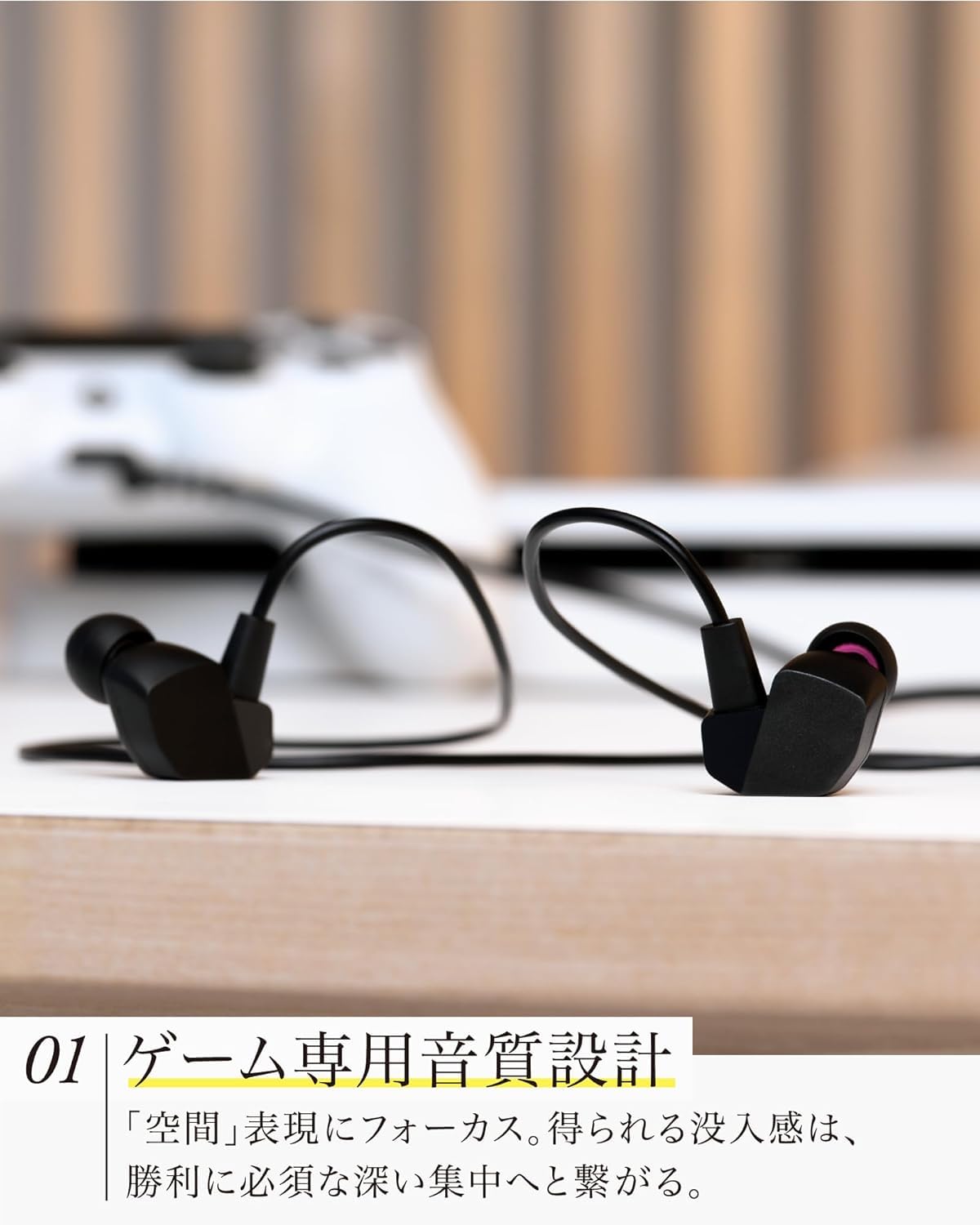 Amazon.co.jp: final VR3000 for Gaming Matte Black, Wired Gaming