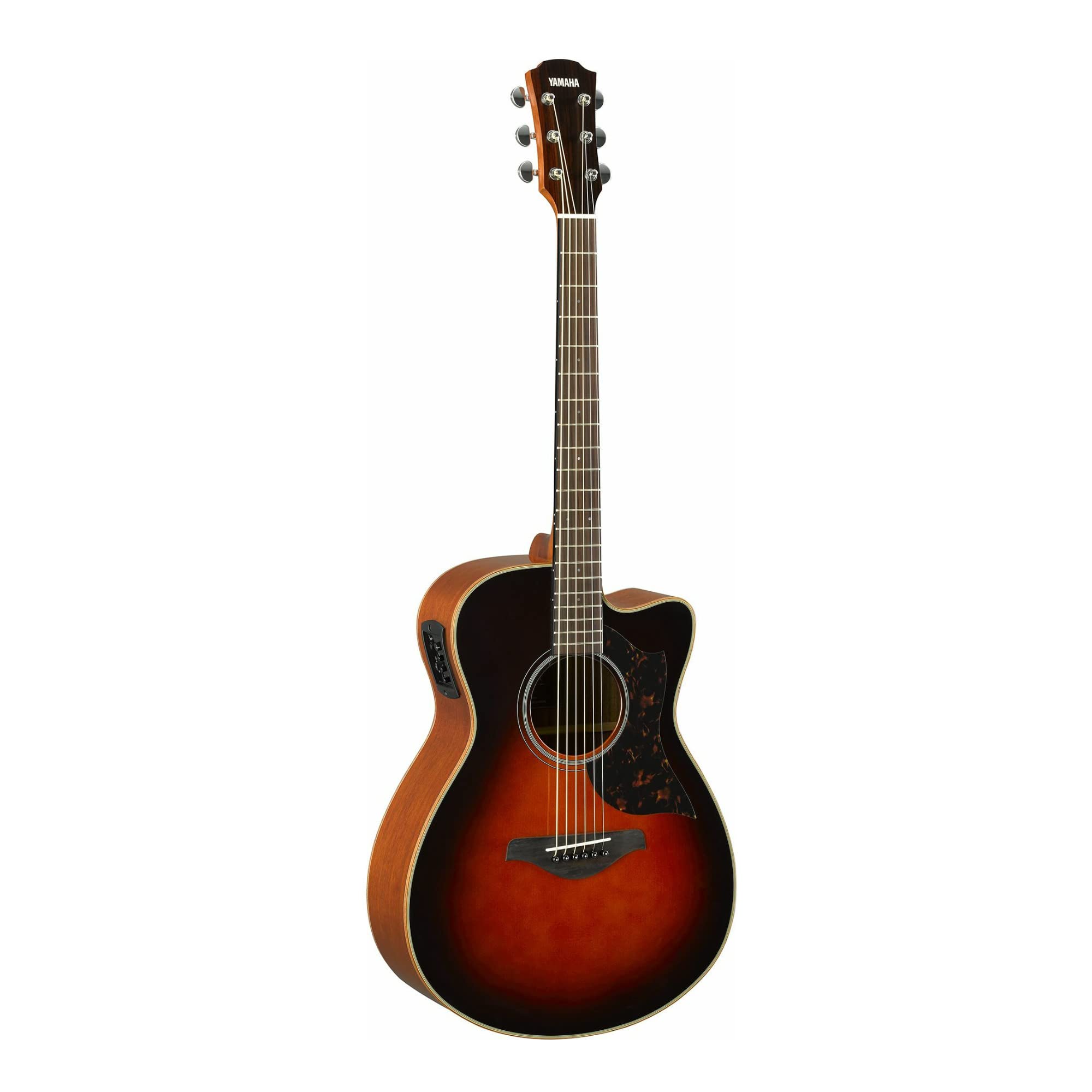Amazon.com: Yamaha A-Series AC1M Acoustic-Electric Guitar, Tobacco