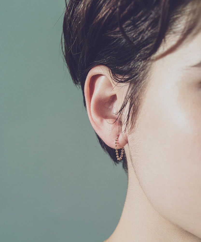 Amazon | (エテ) ete K18YGグレイン ピアス 270414 FREE イエロー