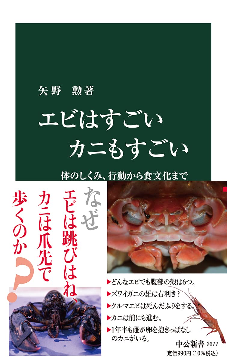 エビはすごい カニもすごい-体のしくみ、行動から食文化まで (中公新書