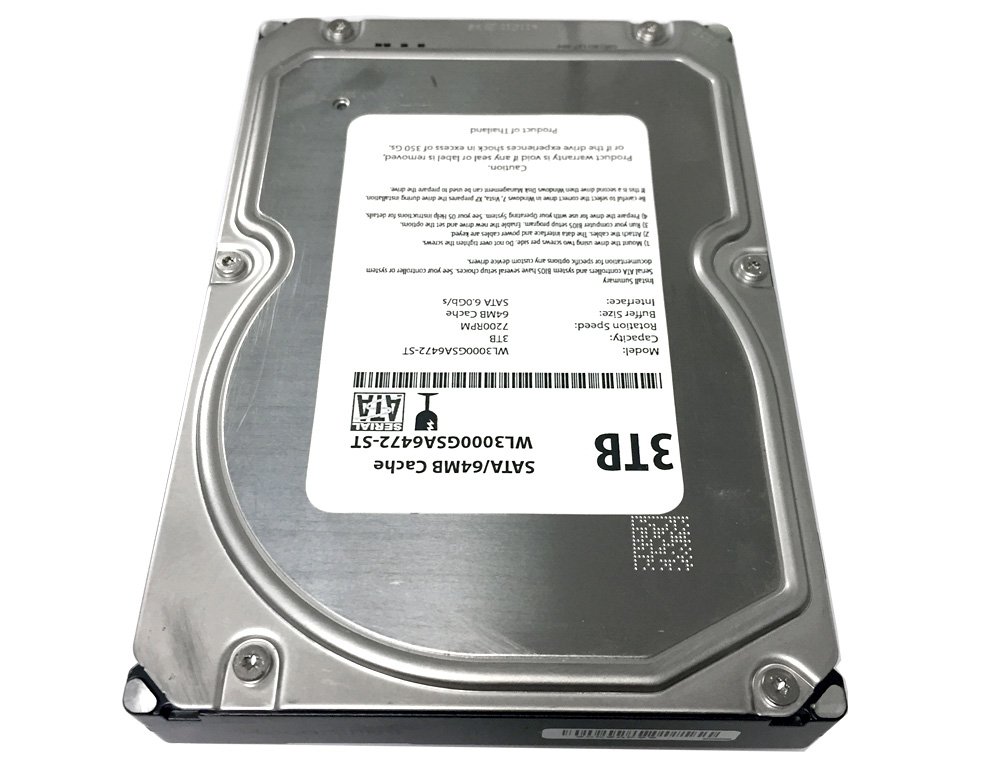 Amazon.com: WL 3TB 7200RPM 64MB Cache SATA 6.0Gb/s 3.5