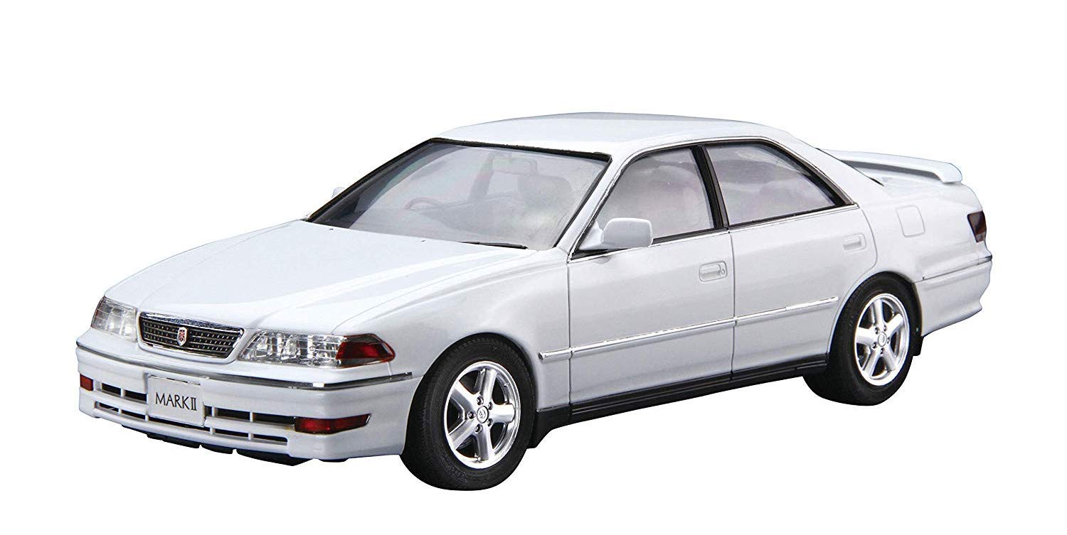 Amazon.com: Aoshima Toyota JZX100 Mark II Tourer V '00 1:24 Scale