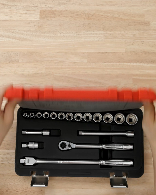 Amazon | トネ(TONE) ソケットレンチセット 3130MP 差込角9.5mm(3/8