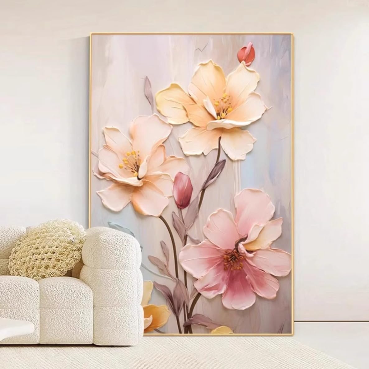 Amazon.co.jp: [XLOYP] 絵画 インテリア 額付き 60*80cm 玄関 風水