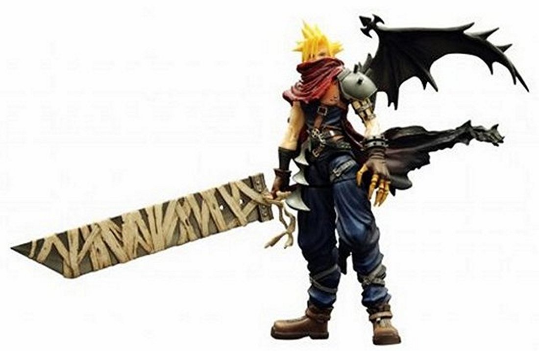 Amazon.com: Kingdom Hearts Play Arts Vol. 2 Action Figure - Cloud